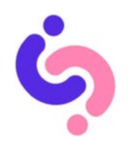 Client accompagné — symbole rose et violet